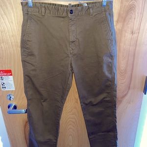 Zara Man Chocolate Brown Chinos 32/32